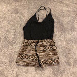 Audrey Open Back Romper